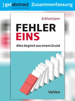 cover image of Fehler Eins (Zusammenfassung)